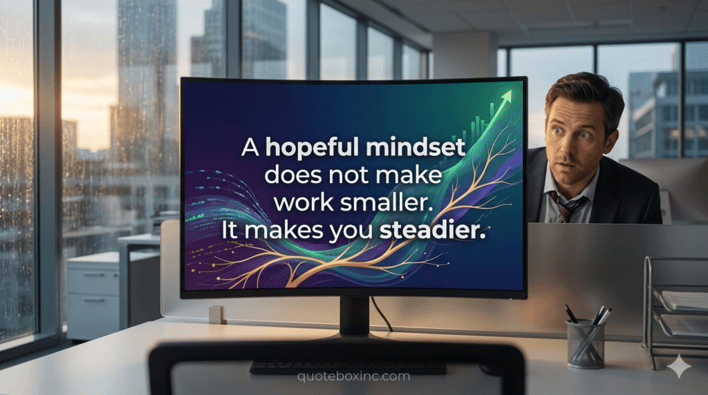 “inspiring work quotes for positive mindset growth”