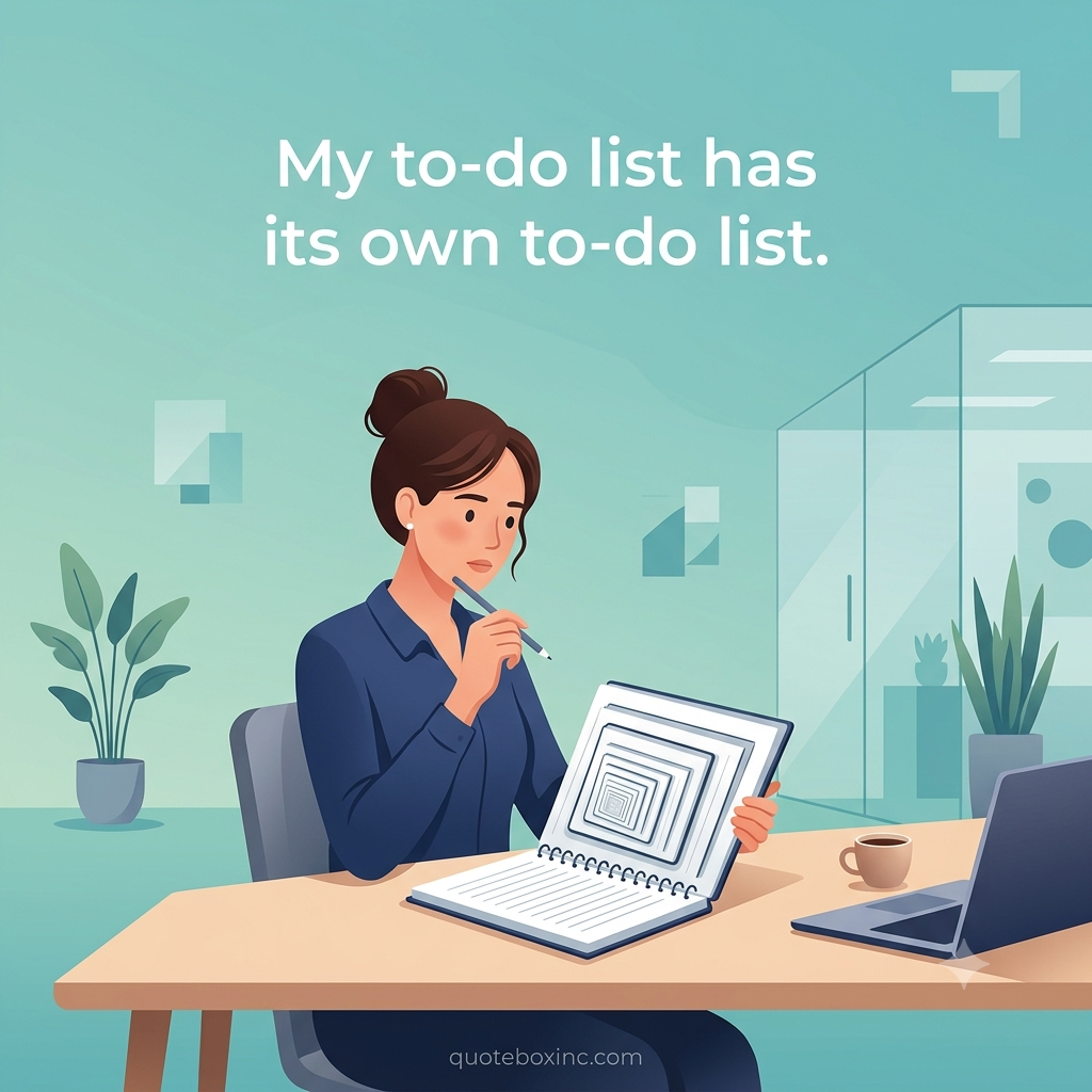 funny to do list meme overwhelmed with too many tasks at work