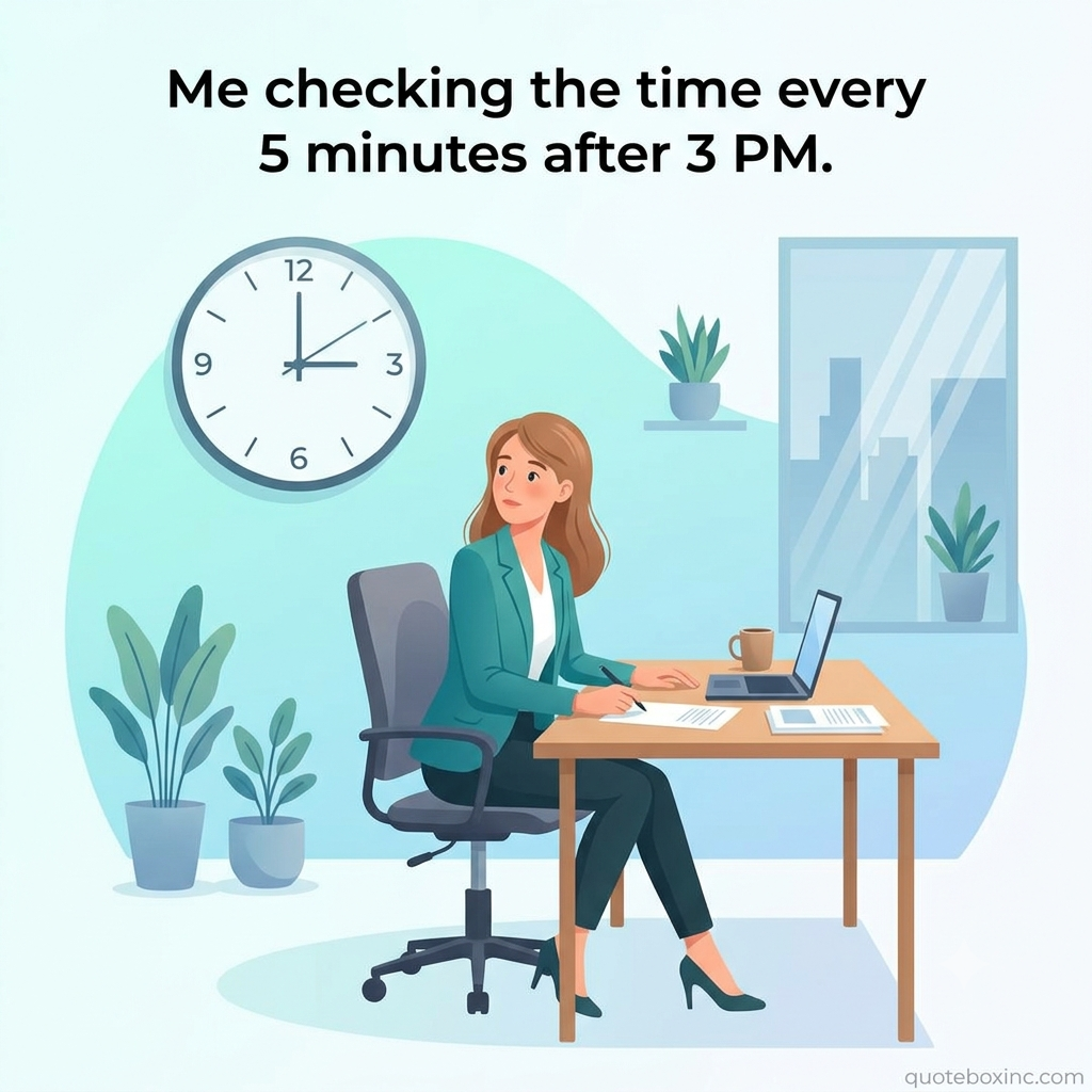 funny clock watching meme waiting for workday to end