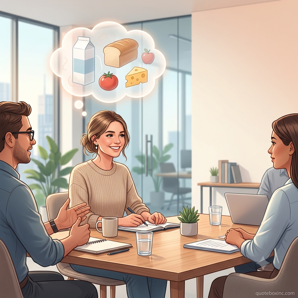 funny meeting meme distracted grocery list work stress