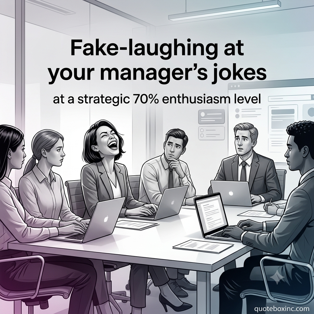 funny office meme fake laughing boss jokes