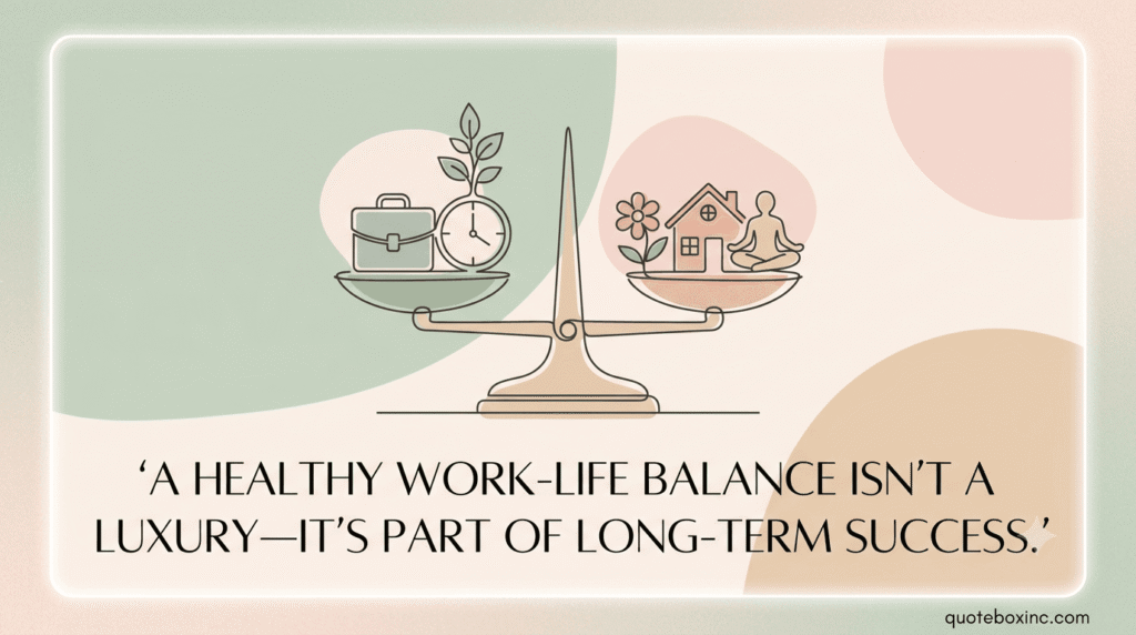Stress-free work environment illustration