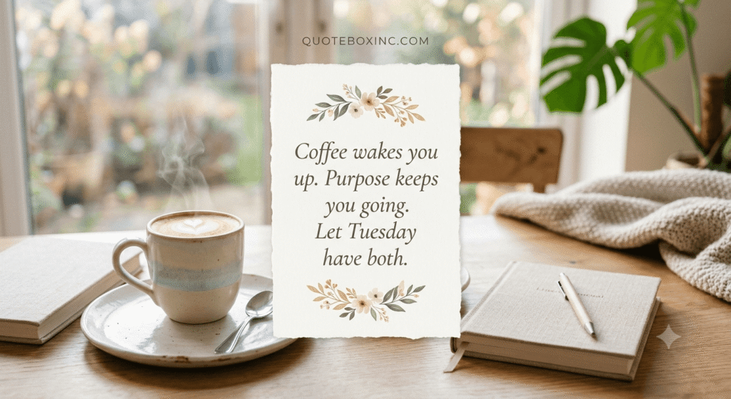 Person starting work with Tuesday Motivational Quotes For Work