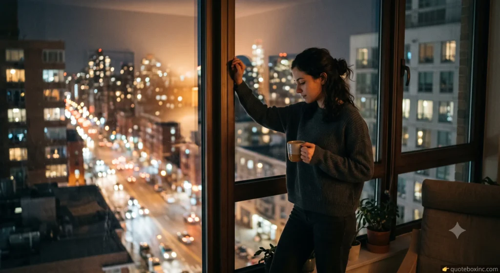 letting go of work stress and creating mental space at night
