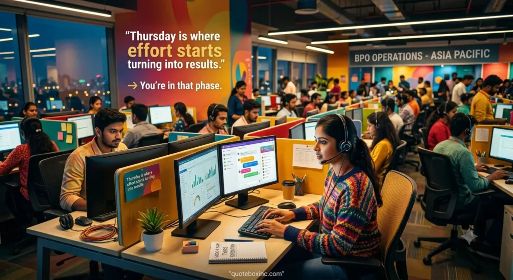 Thursday morning motivational quotes for work routine
