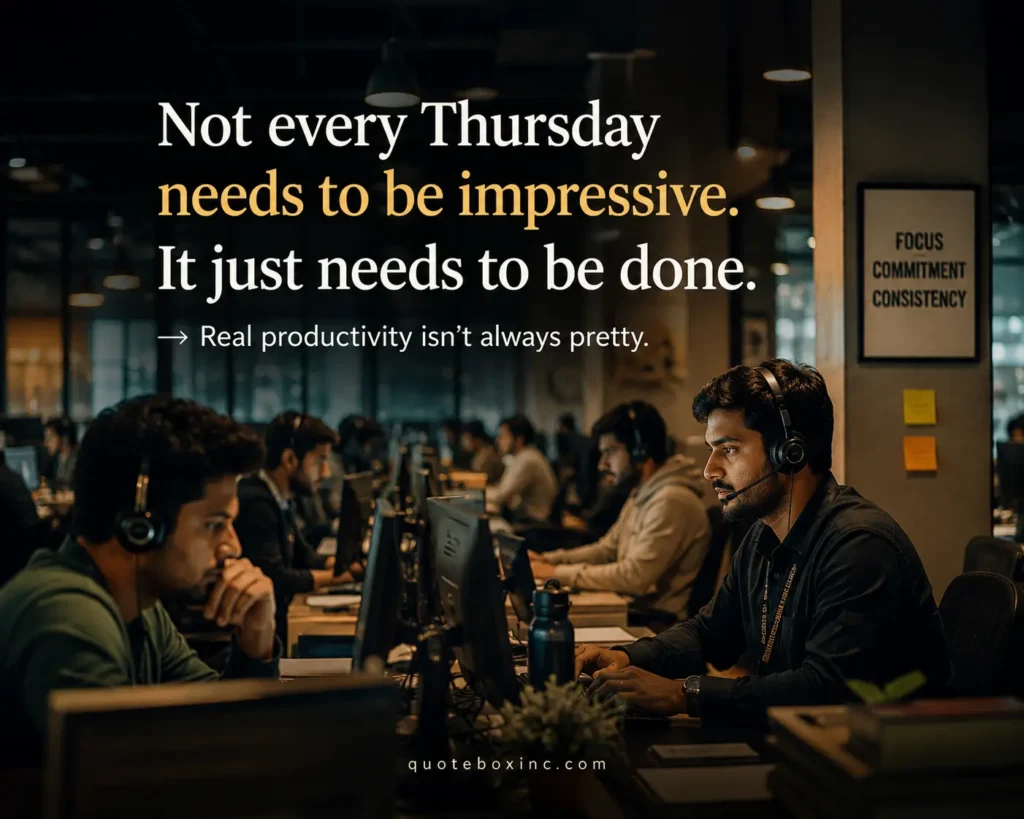 Thursday work motivation quotes for a productive office day